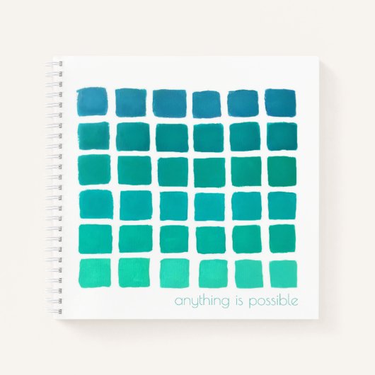 Alles is mogelijk voor een notebook notitieboek (Voorkant)