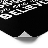 Alles is mogelijk voor iemand die gelooft dat II Poster (Hoek)