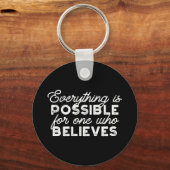 Alles is mogelijk voor iemand die gelooft dat II Sleutelhanger (Voorkant)