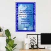 Alles is muziek (gedicht) poster (Thuiskantoor)