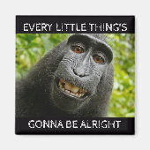 Alles is oké aap magneet (Voorkant)