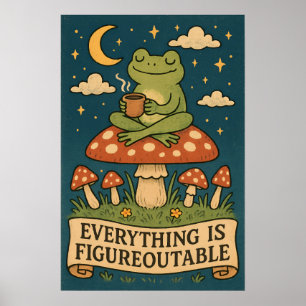 Alles is Oplosbaar Kikker Poster
