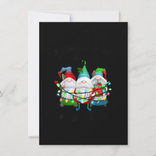 Alles is prima in de zin van mooie kerstavond kaart