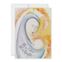 Alles is rustig, alles is helder, Madonna en kind