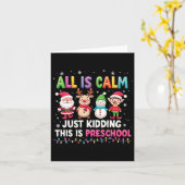 Alles is rustig, grapje, dit is de kleuterschool,  kaart (Gele Bloem)