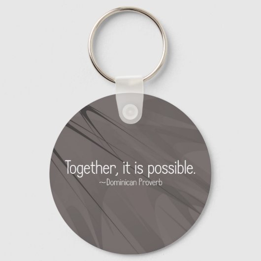 Alles is samen mogelijk (2) sleutelhanger (Voorkant)