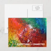 'Alles is verbonden' Briefkaart (Voorkant / Achterkant)