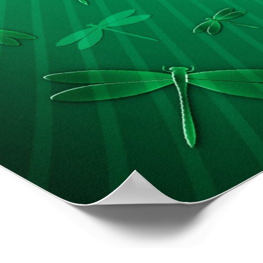 Alles is vol met libellen poster (Hoek)