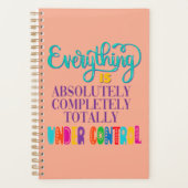 Alles is volledig onder controle planner (Voorkant)