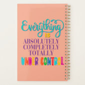 Alles is volledig onder controle planner (Achterkant)