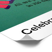 Alles is waardevol in Zijne blik! Poster (Hoek)