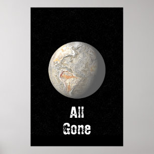 Alles is weg poster