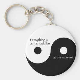 Alles is zoals het hoort sleutelhanger