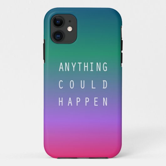 Alles kan gebeuren Case-Mate iPhone case (Achterkant)