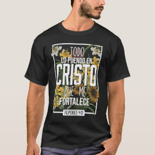 Alles kan ik in Christus die me versterkt Religieu T-shirt
