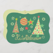 Alles kerstfeestdag feestdagenkaart (Voorkant / Achterkant)