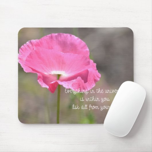 Alles klaproos muismat (Met muis)