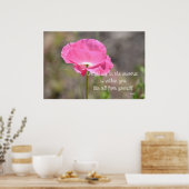 Alles klaproos poster (Keuken)