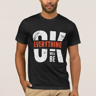 Alles komt goed Citaat Minimaal Streetwear T-shirt