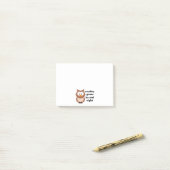 Alles komt goed in de gaten post-it® notes (Op bureau)