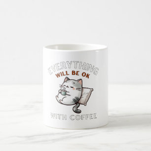 Alles komt goed met Coffee Cat Koffiemok