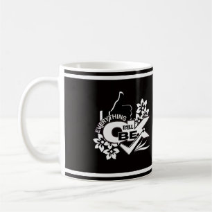 Alles komt goed" Motivatie grafisch T-shirt Koffiemok