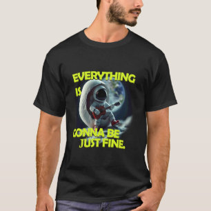 Alles komt helemaal goed Spaceman Gitaar T-shirt