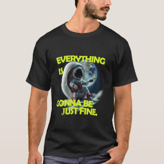 Alles komt helemaal goed Spaceman Gitaar T-shirt