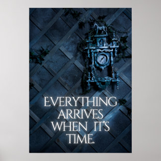 Alles komt op zijn tijd. Inspiratie Poster