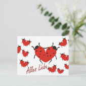 Alles Liebe Briefkaart (Staand voorkant)