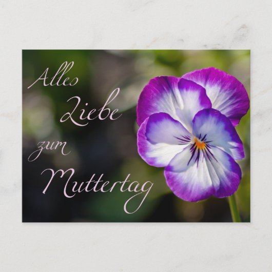 Alles Liebe zum Muttertag Briefkaart (Voorkant)