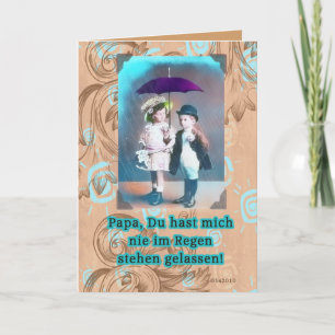 alles liebe zum Vatertag Duitse gelukkige Kaart