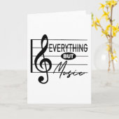 ALLES MAAR MUZIEK KAART (Gele Bloem)