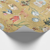 Alles met de kerstrimpel cadeaupapier (Hoek)