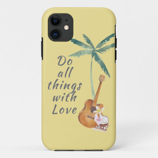 Alles met liefde Tropisch Case-Mate iPhone Case (Achterkant)