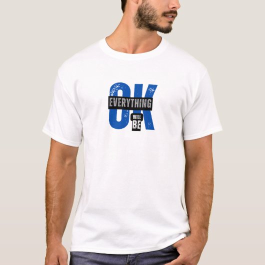 Alles ok Basic Donker T-shirt (Voorkant)