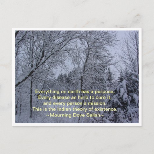 Alles op aarde briefkaart (Voorkant)