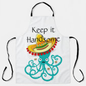 Alles over afdruk Schort Houd het handige octopus (Voorkant)