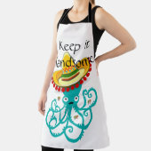 Alles over afdruk Schort Houd het handige octopus (Insitu)