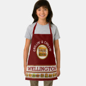 Alles-over-afdrukscherm voor branderboss schort (Insitu)