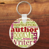 Alles over Auteurs rood Sleutelhanger (Voorkant)