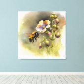 Alles over bijen I Canvas Afdruk (Insitu (Houten vloer))