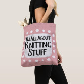 Alles over Breien Stuff Canvas tas (Dichtbij)