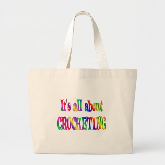 Alles over Crocheting Grote Tote Bag (Voorkant)