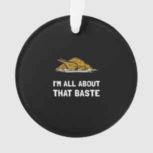Alles over dat Baste Grappig Ontwerp voor Thanksgi Ornament