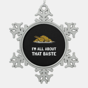 Alles over dat Baste Grappig Ontwerp voor Thanksgi Tin Sneeuwvlok Ornament