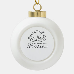 Alles over dat overgieten Thanksgiving Minimaal De Keramische Bal Ornament