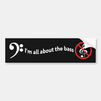 Alles over de baars - bumpersticker
