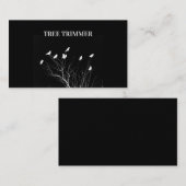 Alles over de bomen visitekaartje (Voorkant / Achterkant)