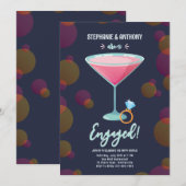 Alles over de bruid verlovingsfeest uitnodiging (Voorkant / Achterkant)